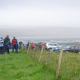Park at the road end before entering the campsite