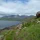 Keep left of Creag Mhor – the footpath is narrow